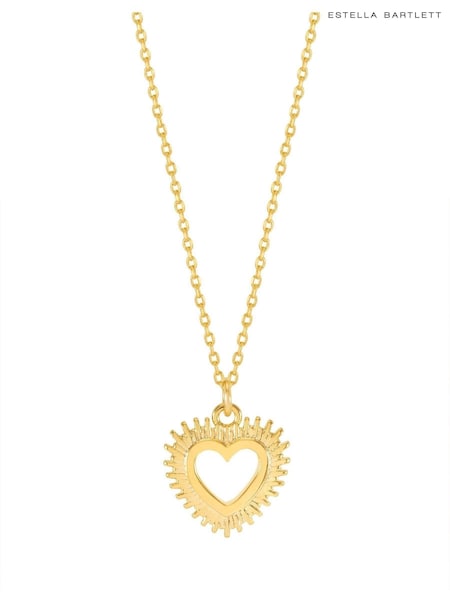 Estella Bartlett Gold Tone Heartburst Necklace (AA7658) | €36