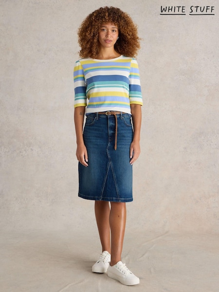 White Stuff Scarlett Denim Skirt (AA7768) | ‏315‏₪