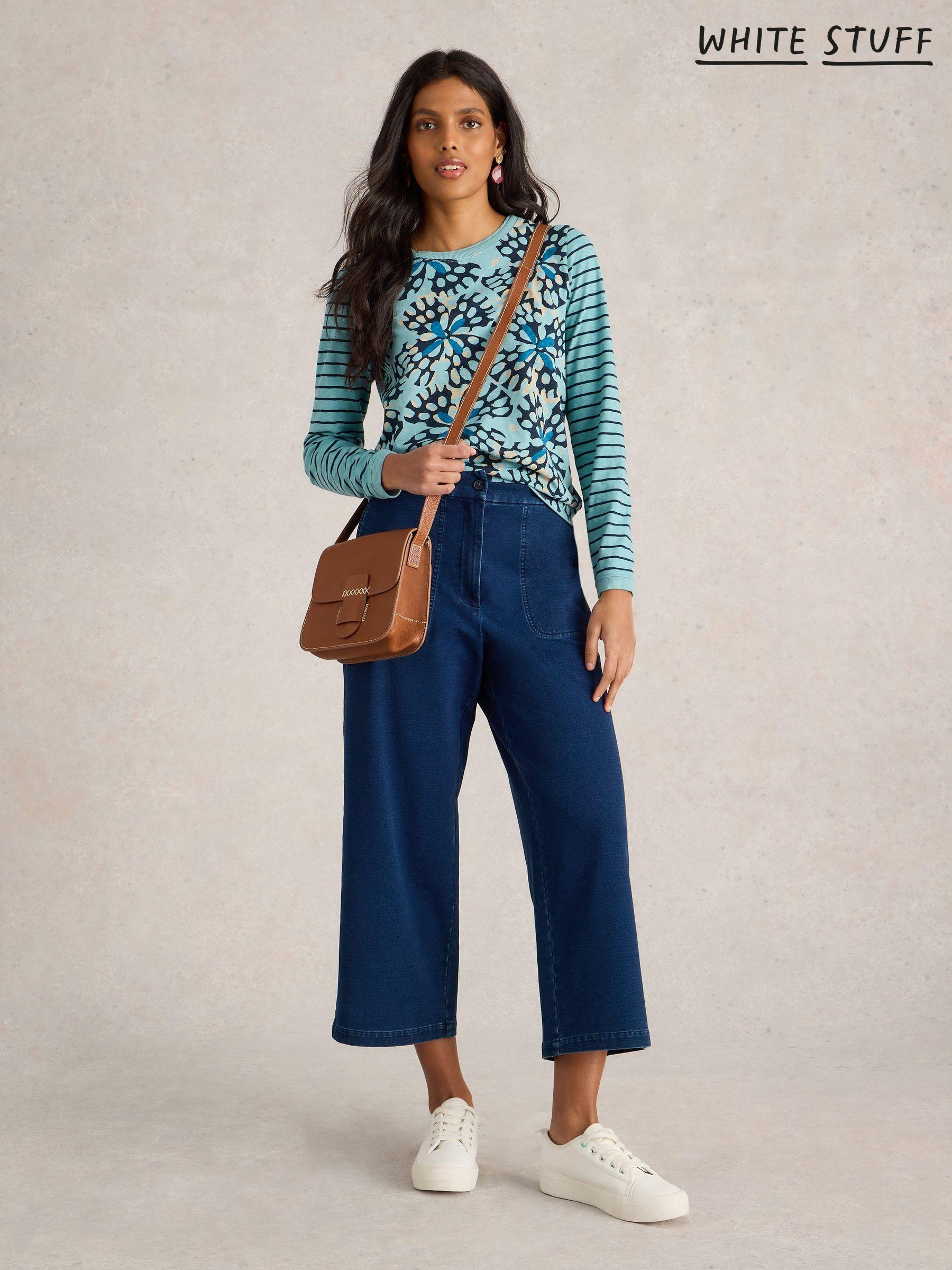 Blue Stripe Long Sleeve Tops | Next Oman