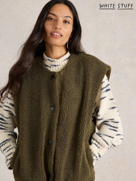 White Stuff Green Borg Gilet (AA7780) | €53
