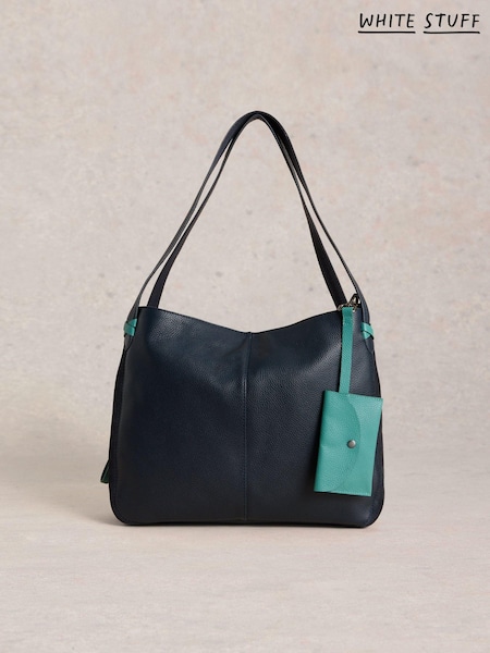 White Stuff Blue Hettie Leather Tote Bag (AA7791) | 5,948 UAH