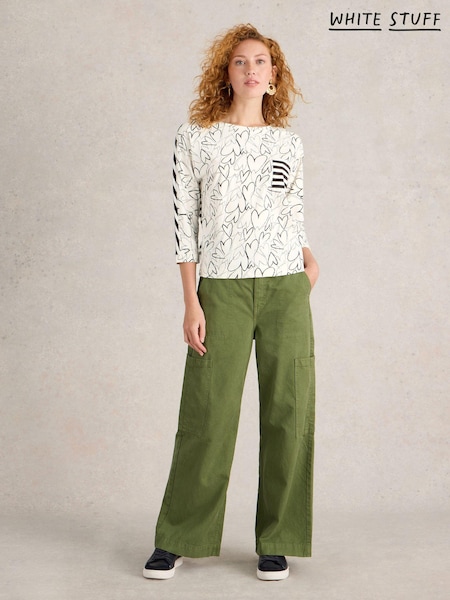 White Stuff 100% Cotton Demi Dolman Top (AA7796) | 23 €