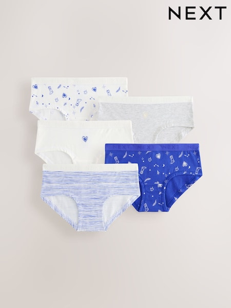Blau/Weiß - hipster briefs 5 pack (2-16yrs) (AA7852) | 13 € - 18 €
