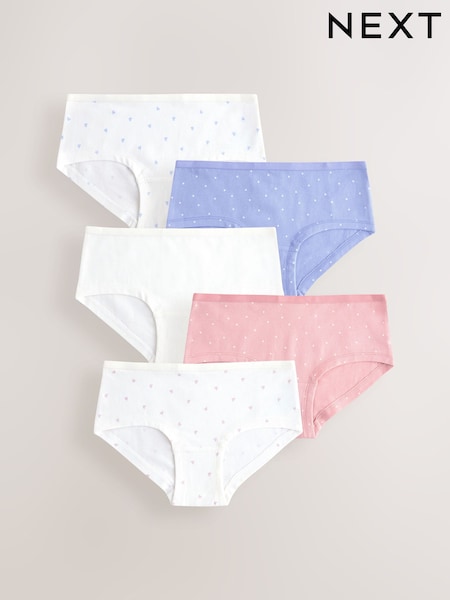 Roz/Crem - hipster briefs 5 pack (2-16yrs) (AA7853) | 67 LEI - 97 LEI