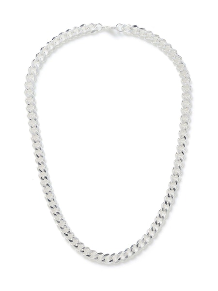 Premium Silver Tone Chain Necklace (AA7889) | €25