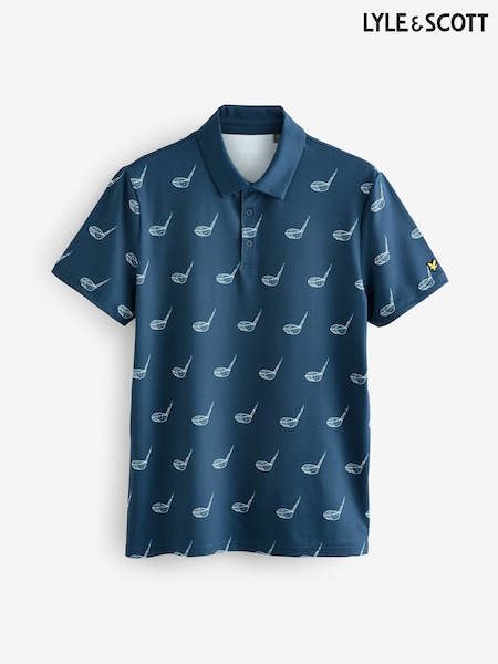 Lyle & Scott Golf Printed Polo Shirt (AA7930) | 85 €