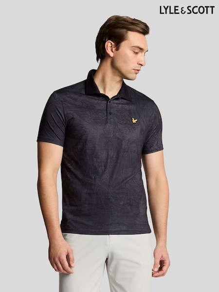 Lyle & Scott Golf Printed Polo Shirt (AA7932) | 85 €
