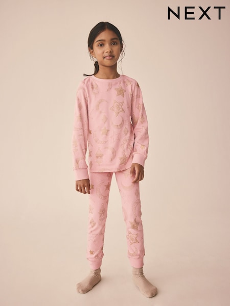 وردي - Girls Ramadan Matching Family Pyjamas Set (9mths-12yrs) (AA8170) | ‏66 ر.س.‏ - ‏90 ر.س.‏