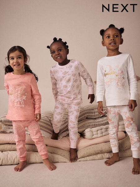 Multicolor - Eid/Ramadan Snuggle Pyjamas 3 Pack (9mths-12yrs) (AA8174) | 36 € - 47 €