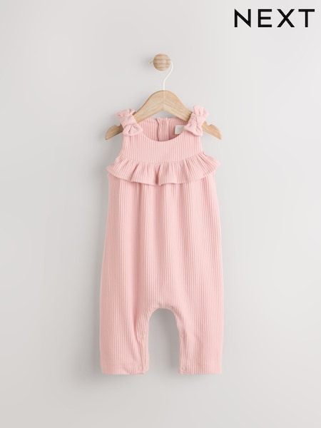 Pink Baby Long Leg Romper (0mths-3yrs) (AA8185) | $19 - $23