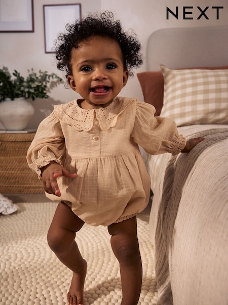 Peach Pink Baby Bloomer Romper (0mths-3yrs) (AA8201) | R$ 175 - R$ 195