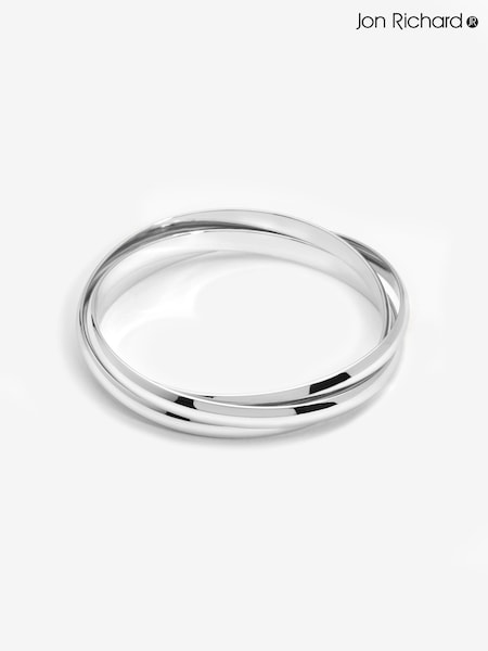 Jon Richard Silver Plated Interlock Bangles (AA8291) | €36