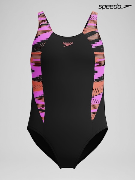 Speedo Black Hyperboom Splice Muscleback Swimsuit (AA8329) | €28