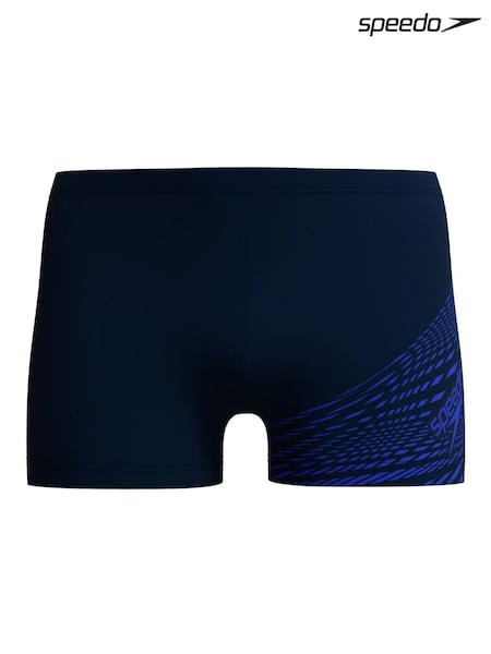 Speedo Blue Medley Logo Aquashorts (AA8333) | SGD 53