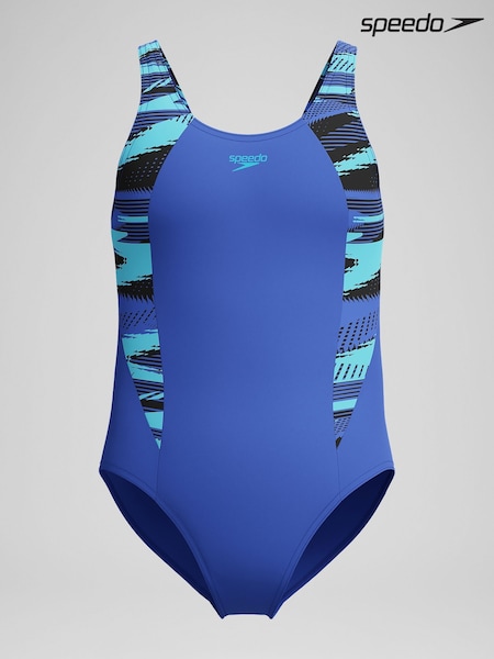 Speedo Blue Hyperboom Splice Muscleback Swimsuit (AA8339) | €28