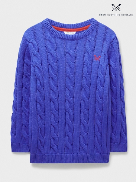 Crew Clothing Cable 100% Cotton Knit Jumper (AA8346) | ‏141‏₪ - ‏181‏ ₪