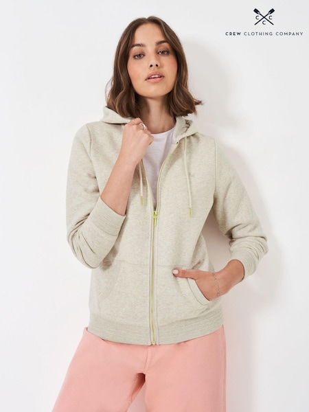 Crew Clothing Natural Heritage Zip Through Hoodie (AA8351) | 204 QAR