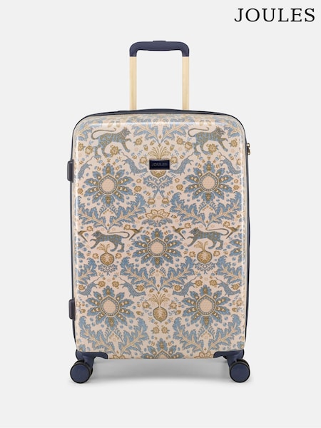 Joules Damask Print Medium Four Wheel Hard Shell Suitcase (AA8666) | €270