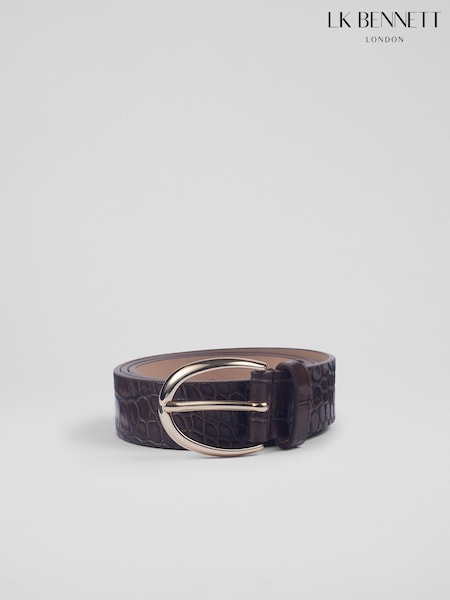 Lk Bennett Julian Brown Classic Jean Belt (AA8737) | kr1 660