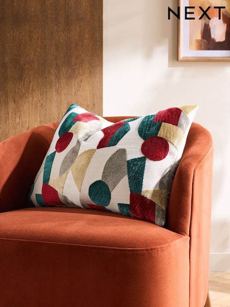 Cut Velvet Collage Cushion (AA8774) | 190 zł
