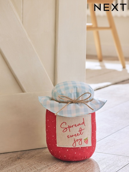 Red Jam Pot Doorstop (AA8790) | €23.50