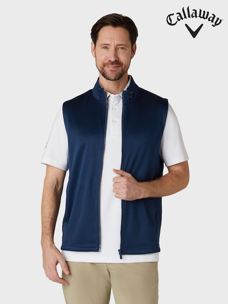 Callaway Apparel Blue Full Zip Vest (AA8889) | €86