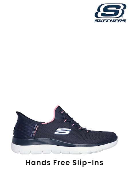 Azul - Skechers Wide Fit Slip-ins Summits Diamond Dream Trainers (AA8981) | 105 €