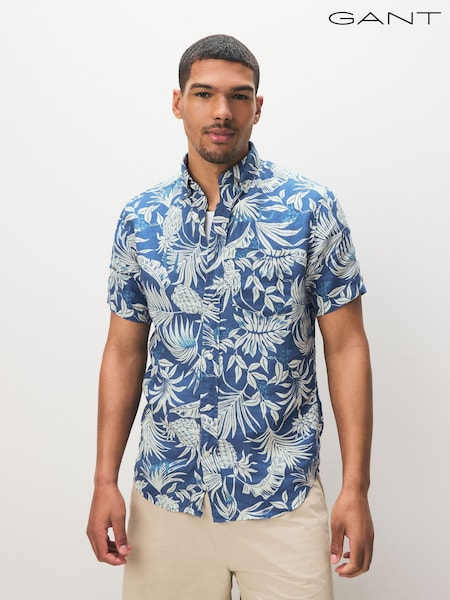 GANT Tropical Print Linen Shirt (AA9595) | 184 €