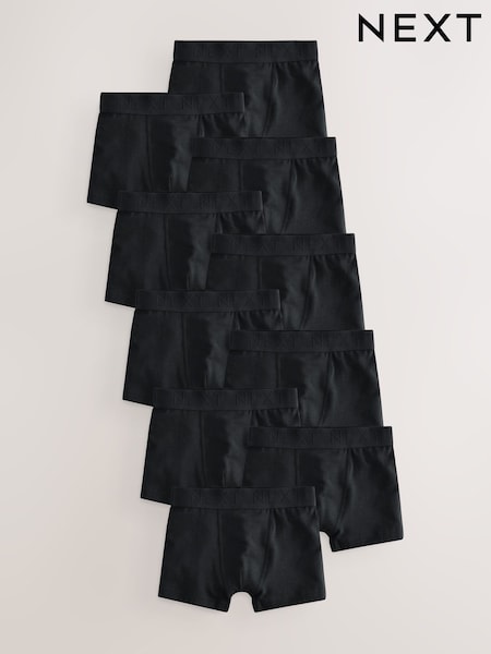 Black Trunks 10 Pack (1.5-16yrs) (AA9663) | €37 - €44
