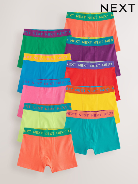 Contrastez les reflets - Trunks 10 Pack (1.5-16yrs) (AA9676) | € 32 - € 38