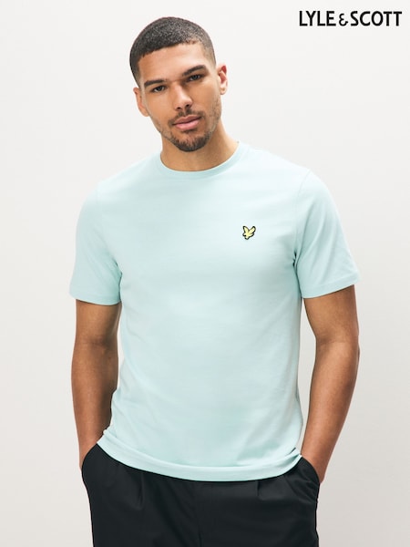 Lyle & Scott Blue Cotton Plain T-Shirt (AA9720) | €40