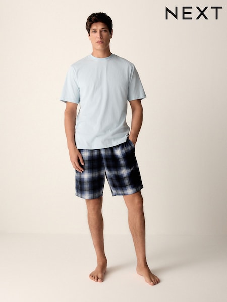Navy Blue Motionflex Cosy Short Pyjamas Set (AB1284) | AED79