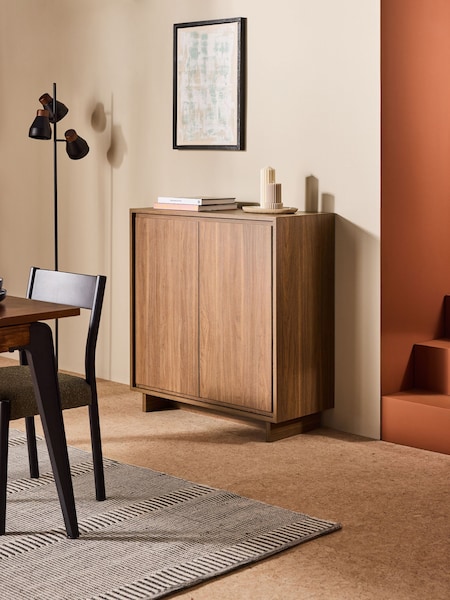 MADE.COM Dark Walnut Effect Kaci Tall Sideboard (AB1489) | €415