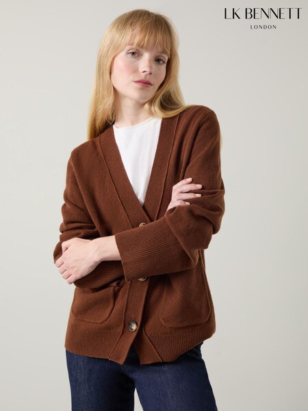 LK Bennett Carine Pocket Detail Wool Cardigan (AB1511) | € 142