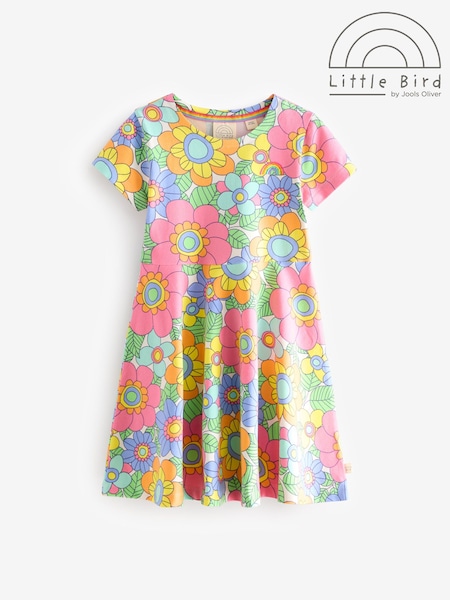 Little Bird by Jools Oliver Floral Multi Short Sleeve Skater Dress (AB1542) | 1,081 UAH - 1,562 UAH