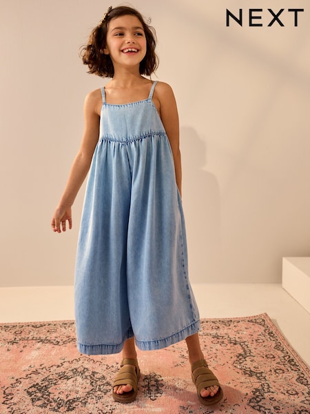 Blue Wide Leg Playsuit (3-16yrs) (AB1556) | €30 - €37