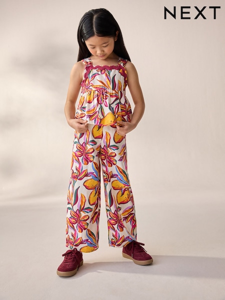 Lemon Print Top And Trousers Set (3-16yrs) (AB1559) | R$ 275 - R$ 325