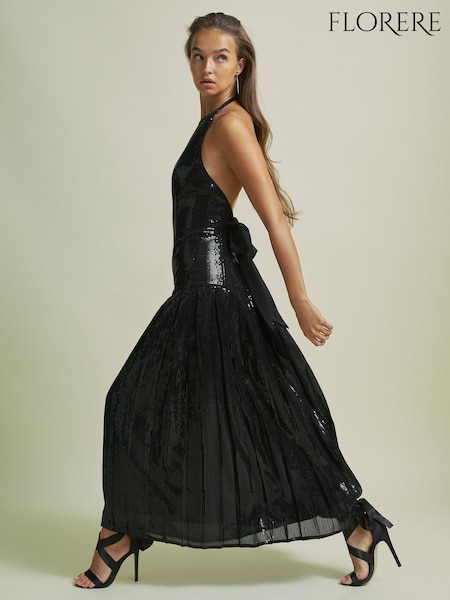 Sequin Halter Neck Dress (AB1719) | €345