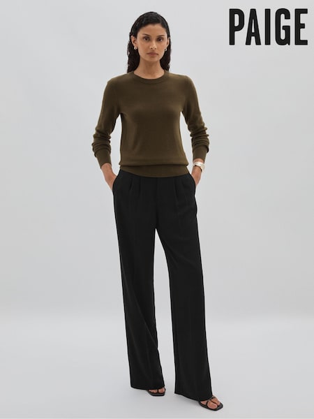 Paige High-Rise Twill Trousers (AB1777) | €371