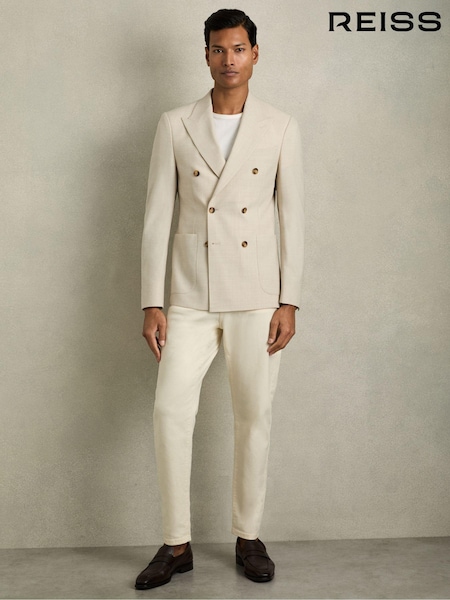 Белый - Reiss Rathbone Relaxed-Fit Cropped Jeans (AB1793) | €167
