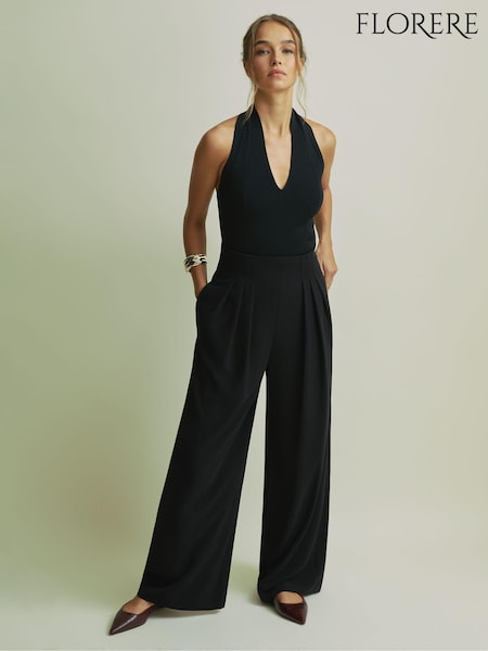 Florere Pleated Wide Leg Trousers (AB2008) | €196