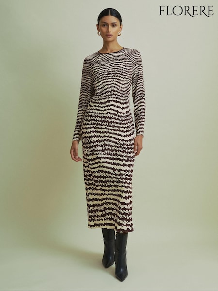 Florere Column Midi Dress (AB2086) | 1,128 QAR