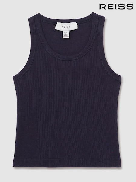 Bleumarin - Maiou din bumbac Reiss Blend Striat violet (AB2088) | 91 LEI