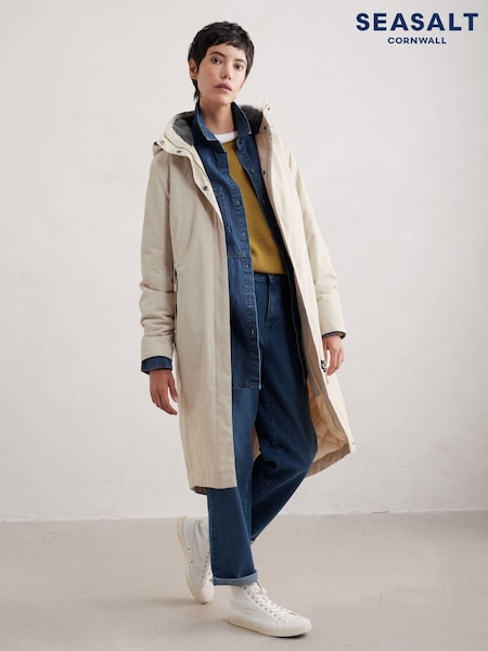 Seasalt Cornwall Natural Janelle Raincoat (AB2208) | €268