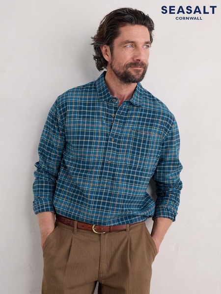 Seasalt Cornwall Mens Organic Cotton Thomas Street Shirt (AB2222) | 355 LEI