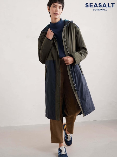 Seasalt Cornwall Black Chapel Rock Waterproof Coat (AB2255) | €173