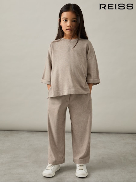 Reiss Oatmeal Finley 4-9 yrs Top And Trousers Lightweight Lounge Set (AB2281) | €85