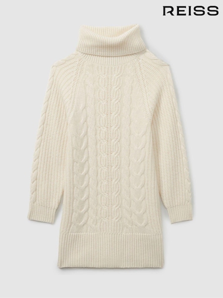 Reiss Mimi Wool Blend Cabled Jumper Dress (AB2329) | 120 €