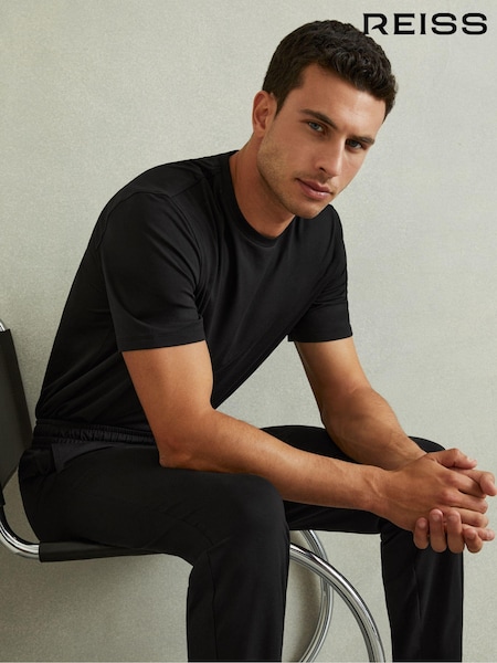 Schwarz - Reiss Diego Crew Neck Jersey T-Shirt (AB2382) | 74 €