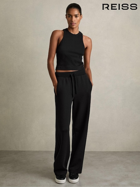 Reiss Laney Wide-Leg Jersey Drawstring Joggers (AB2422) | €210